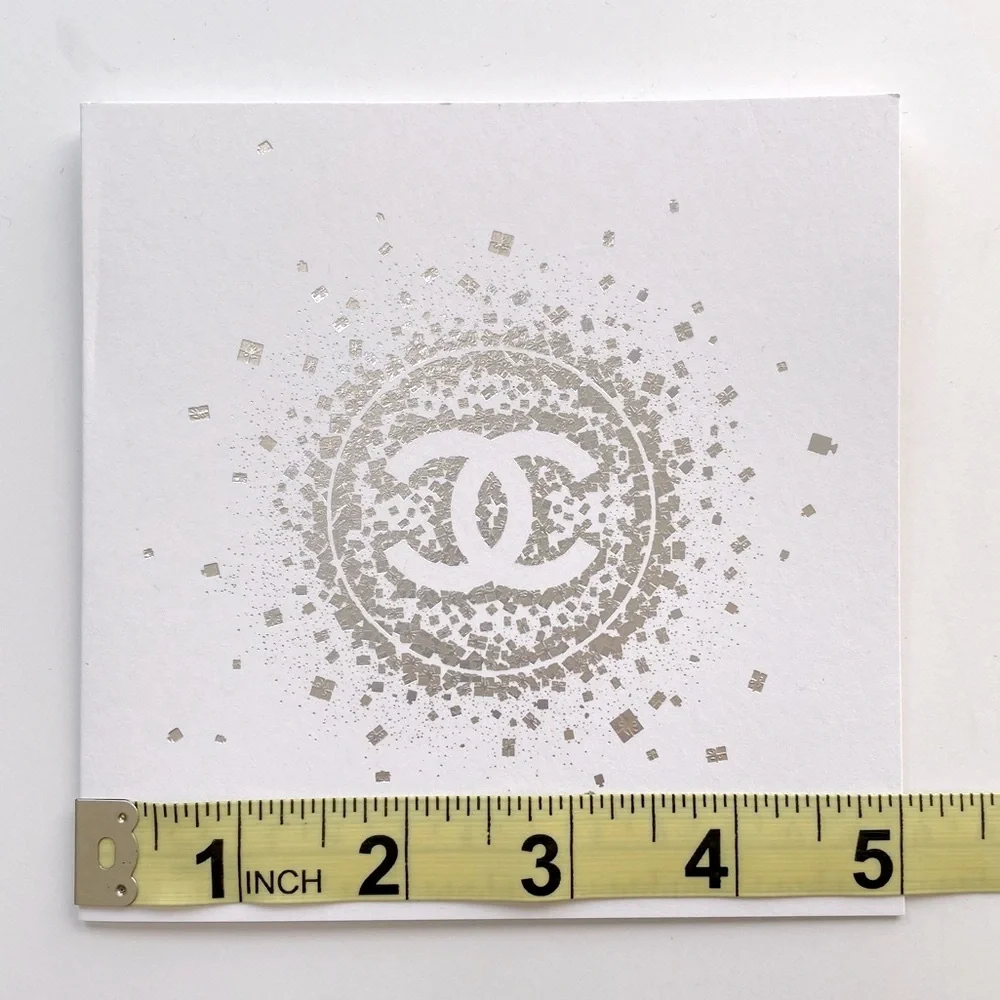 CHANEL blank notecard